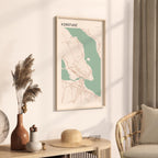 konstanz germany map poster - image 2