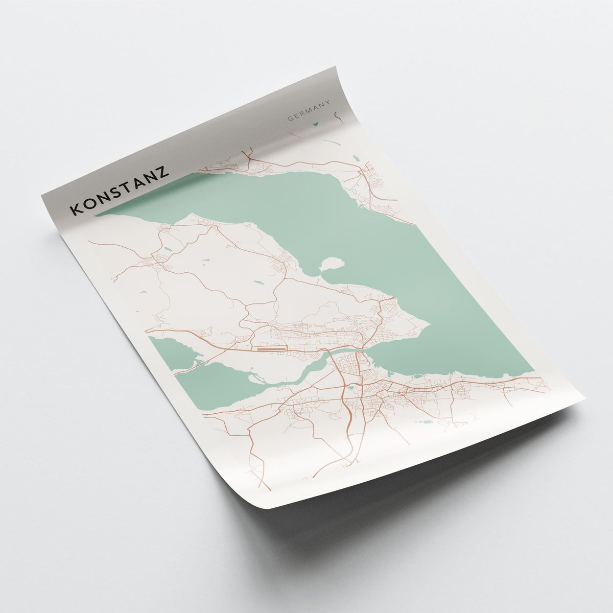 konstanz germany map poster - image 4