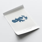 lac bernard map print quebec map poster – minimalist lake wall art - image 6