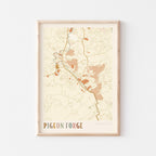 pigeon forge, tennessee map poster - image 1