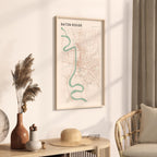 baton rouge, louisiana map poster - image 2