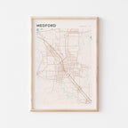 medford, oregon map poster - image 1