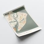 hilton head island, south carolina map poster - image 4