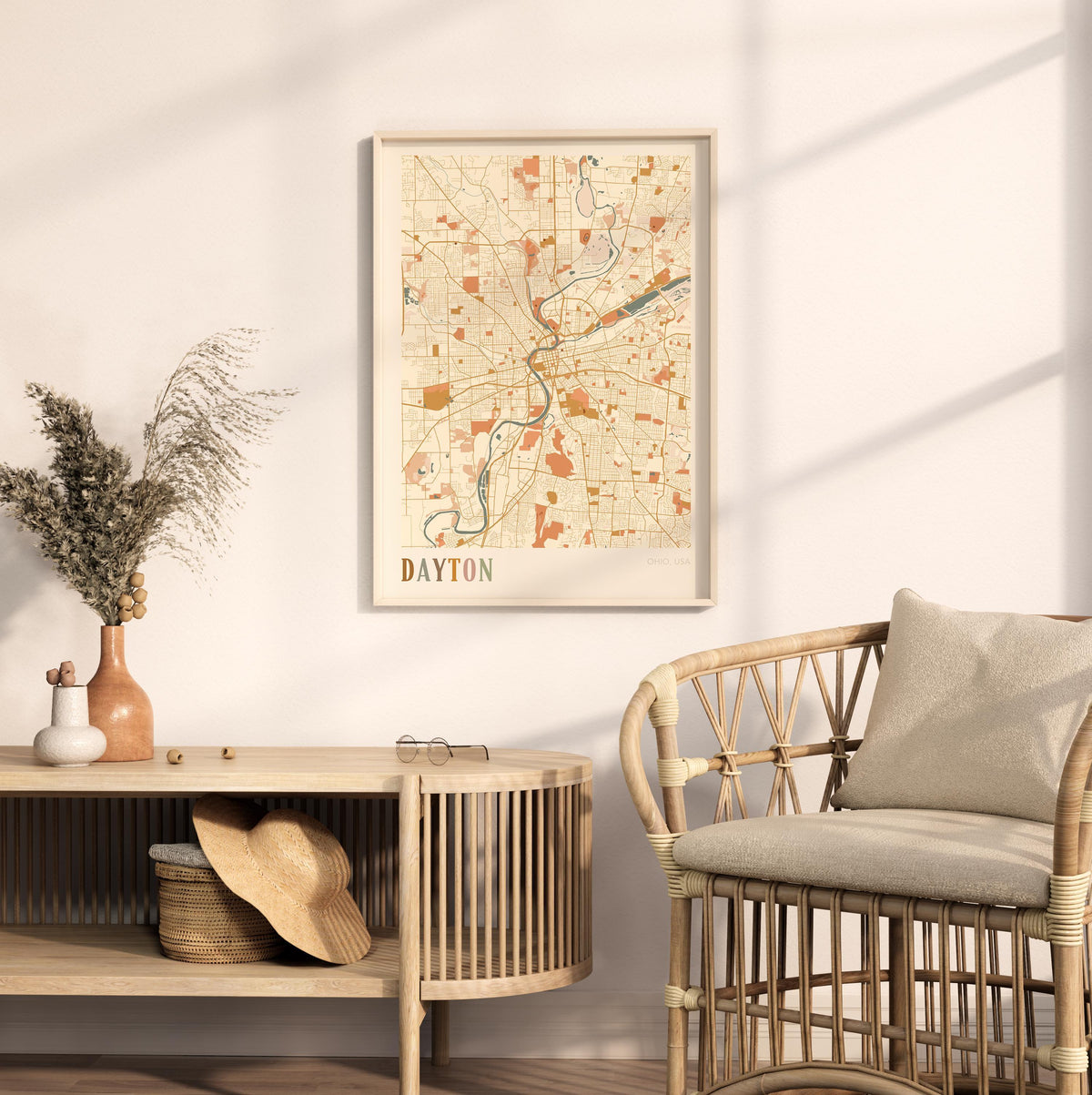 dayton, ohio map poster - image 3
