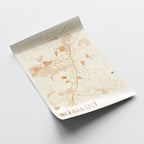 nevada city, california map poster - image 4