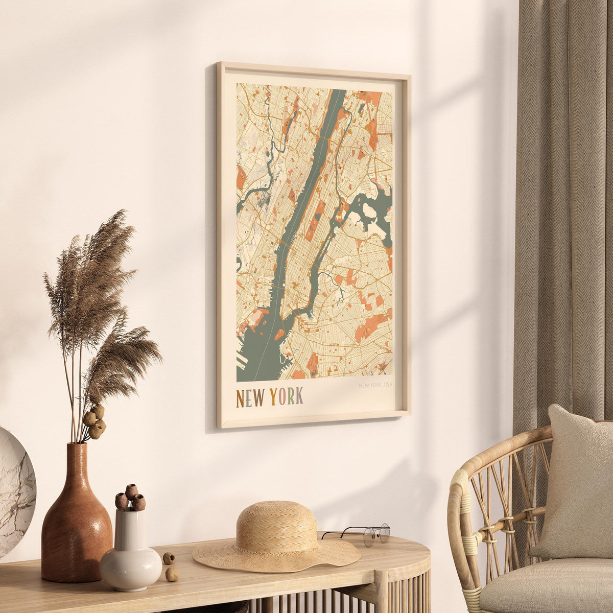 new york, new york map poster - image 2