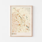 dover, delaware map poster - image 1