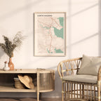 corte madera, california map poster - image 3