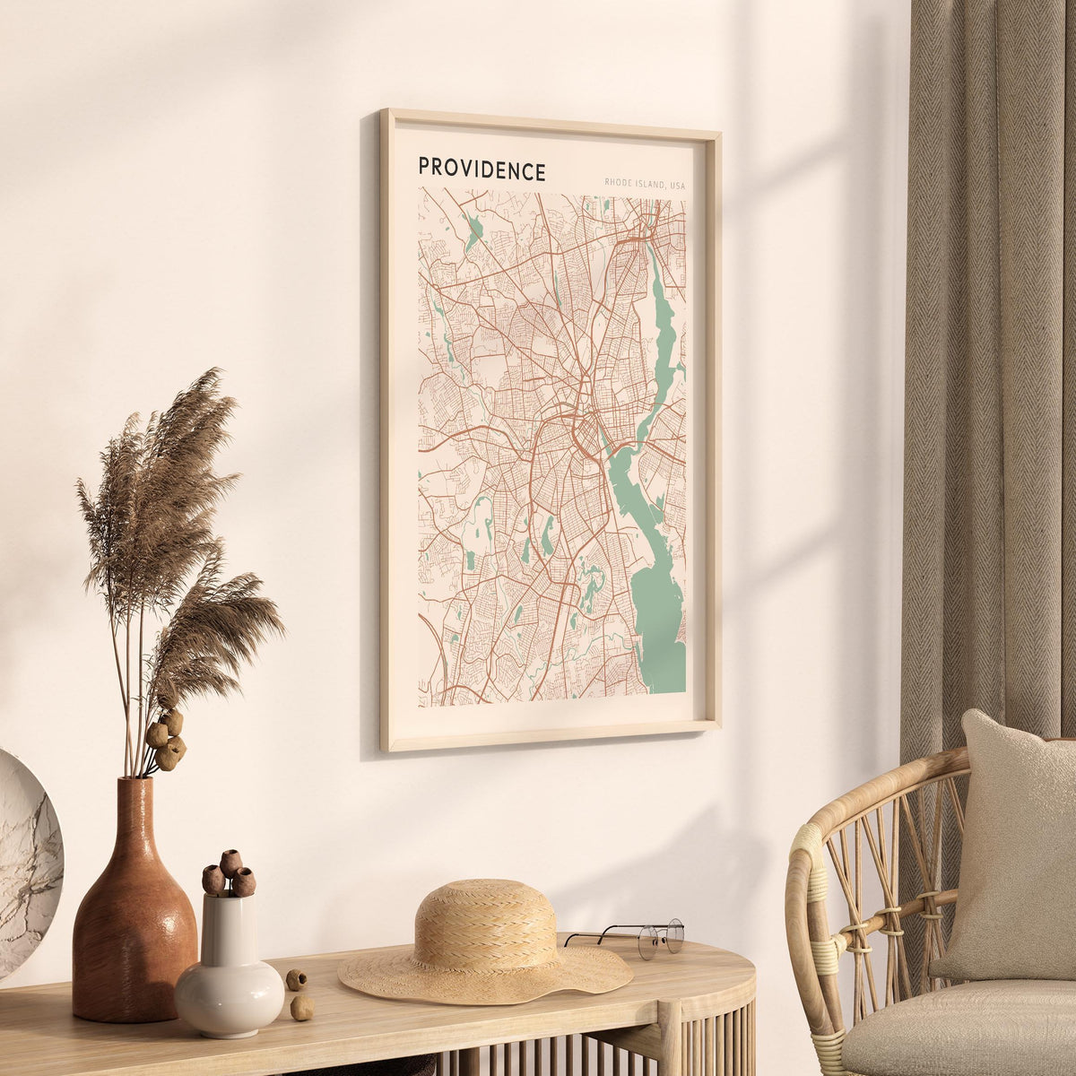 providence, rhode island map poster - image 2