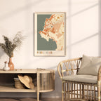 pebble beach, california map poster - image 3