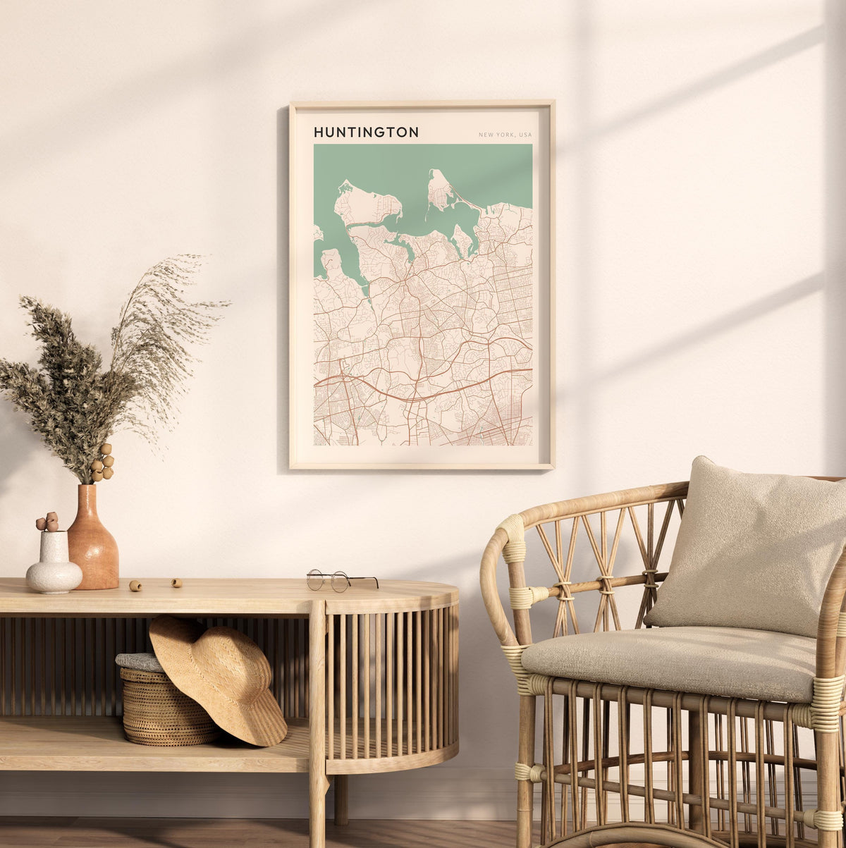 huntington, new york map poster - image 3