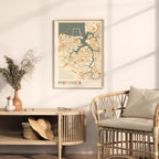 portsmouth, virginia map poster - image 3