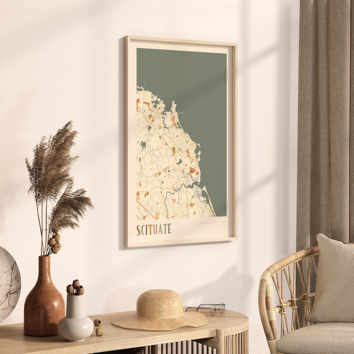 scituate, massachusetts map poster - image 2