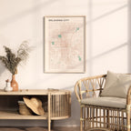 oklahoma city, oklahoma map poster - image 3