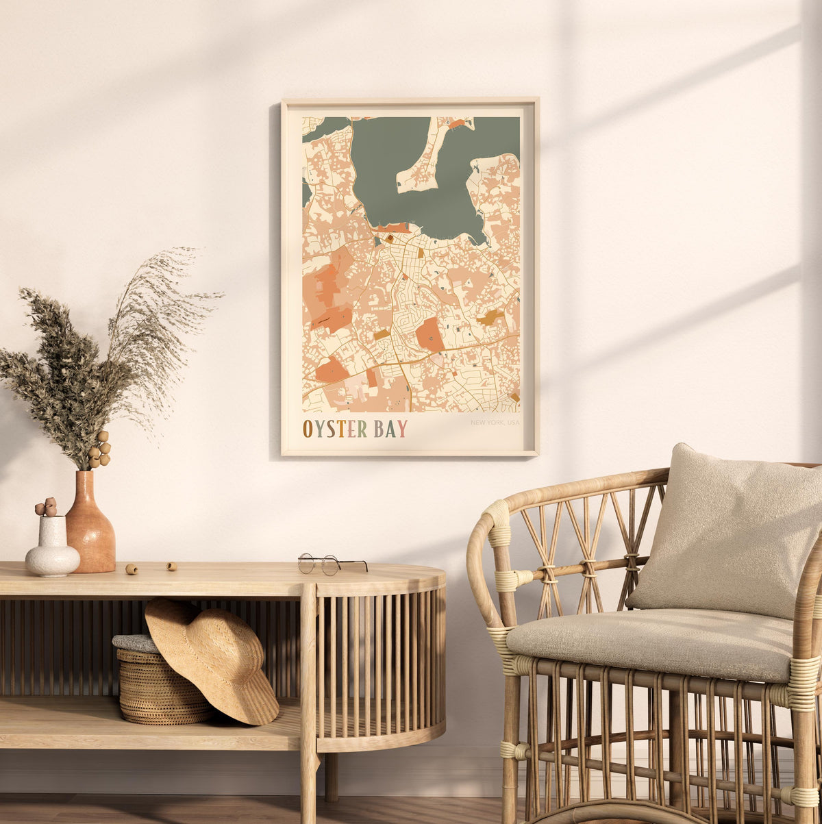 oyster bay, new york map poster - image 3