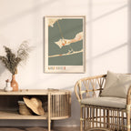 gulf breeze, florida map poster - image 3