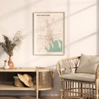 new bedford, massachusetts map poster - image 3