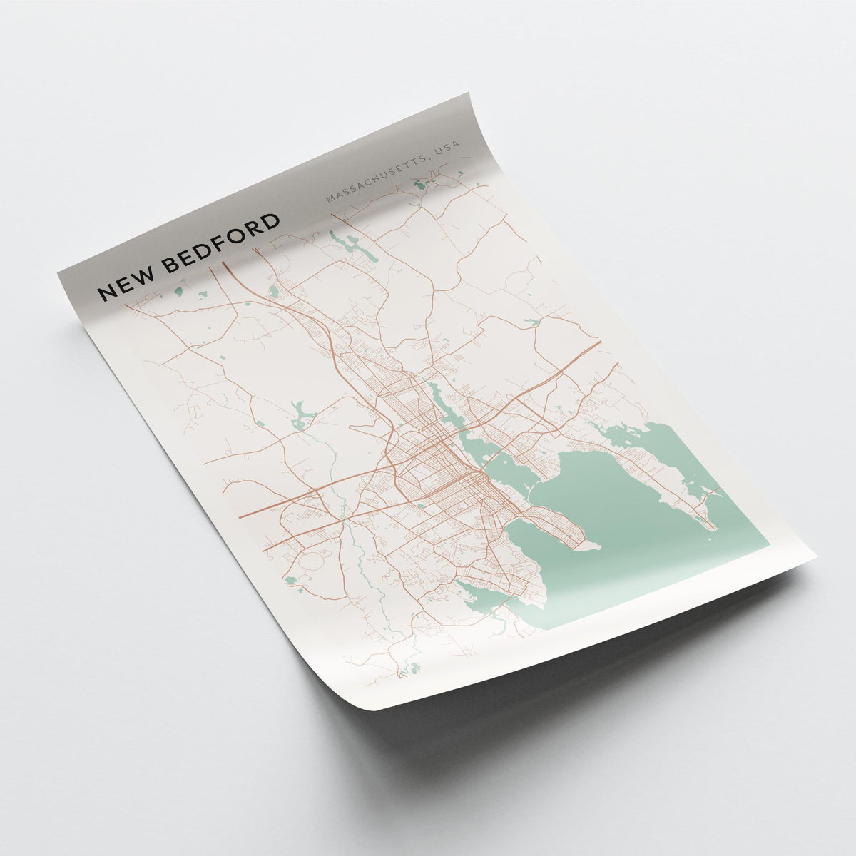 new bedford, massachusetts map poster - image 4