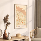 pasadena, california map poster - image 2