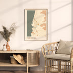 fort bragg, california map poster - image 3