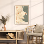 san rafael, california map poster - image 3