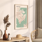hampton, virginia map poster - image 2