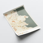 san rafael, california map poster - image 4