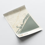 surf city, north carolina map poster - image 4