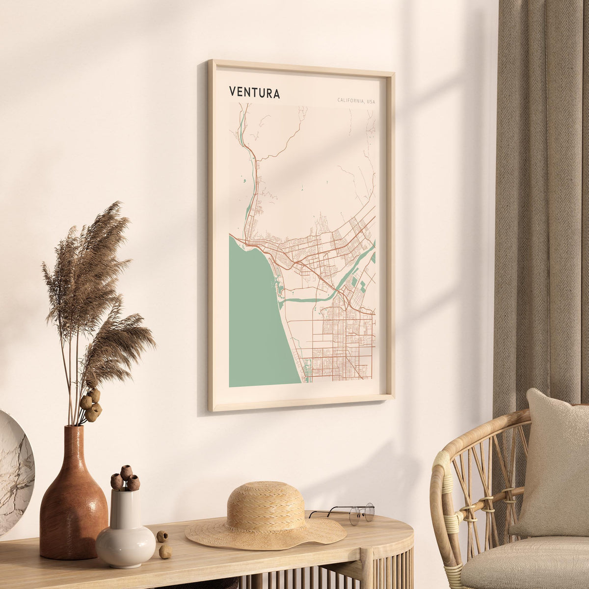 ventura, california map poster - image 2