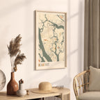 beaufort, south carolina map poster - image 2