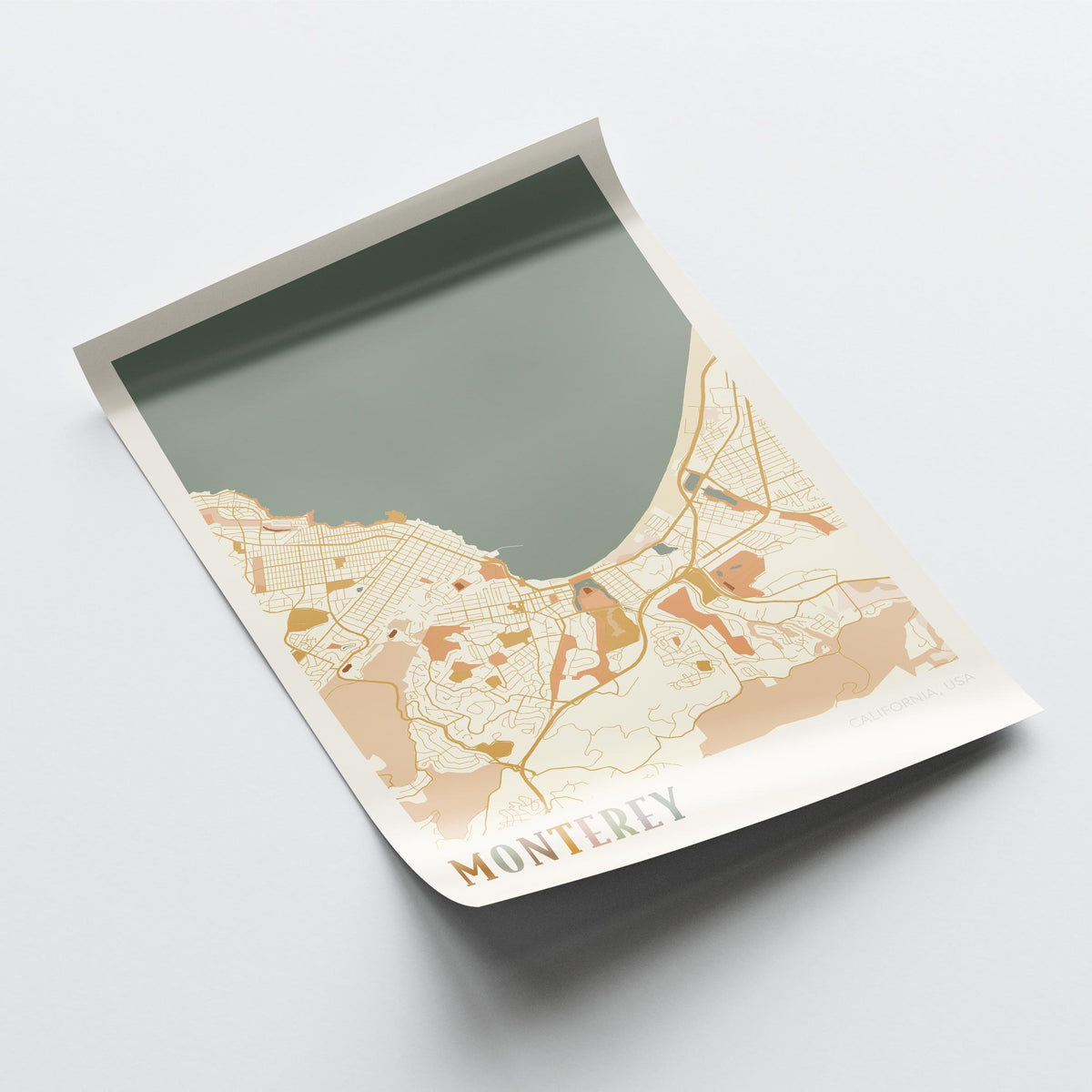 monterey, california map poster - image 4