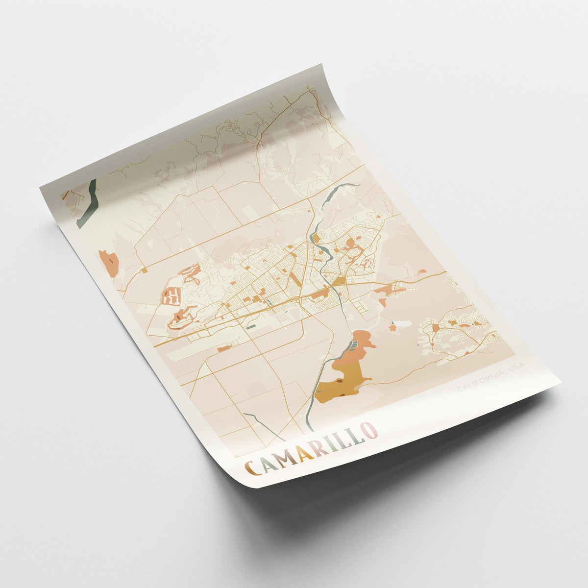 camarillo, california map poster - image 4