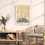 long beach, california map poster - image 3