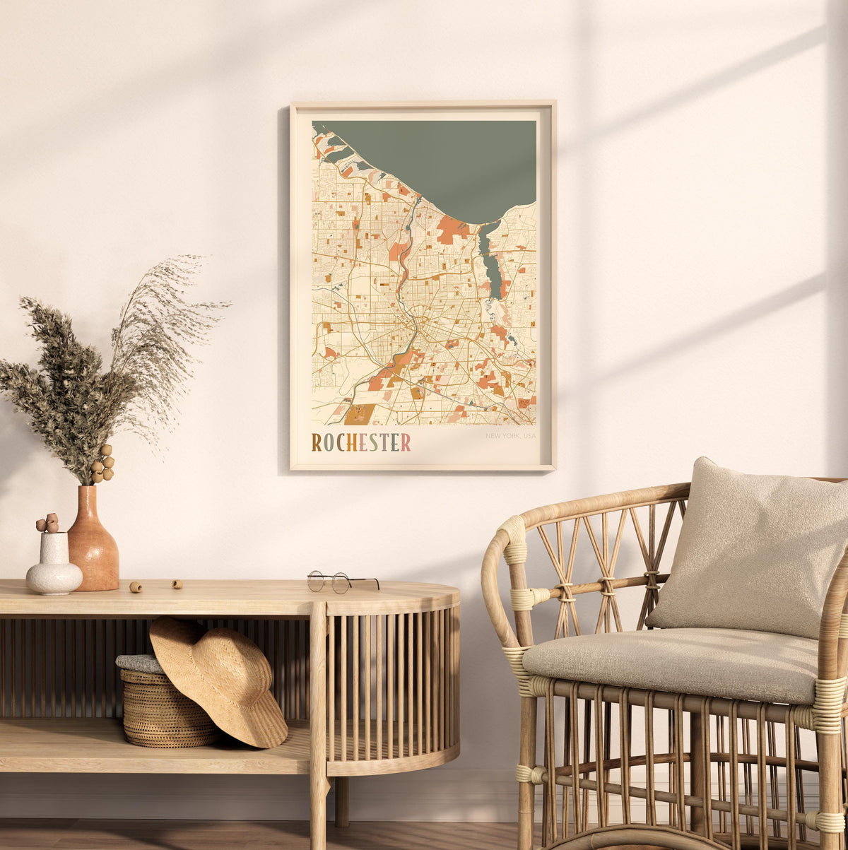 rochester, new york map poster - image 3