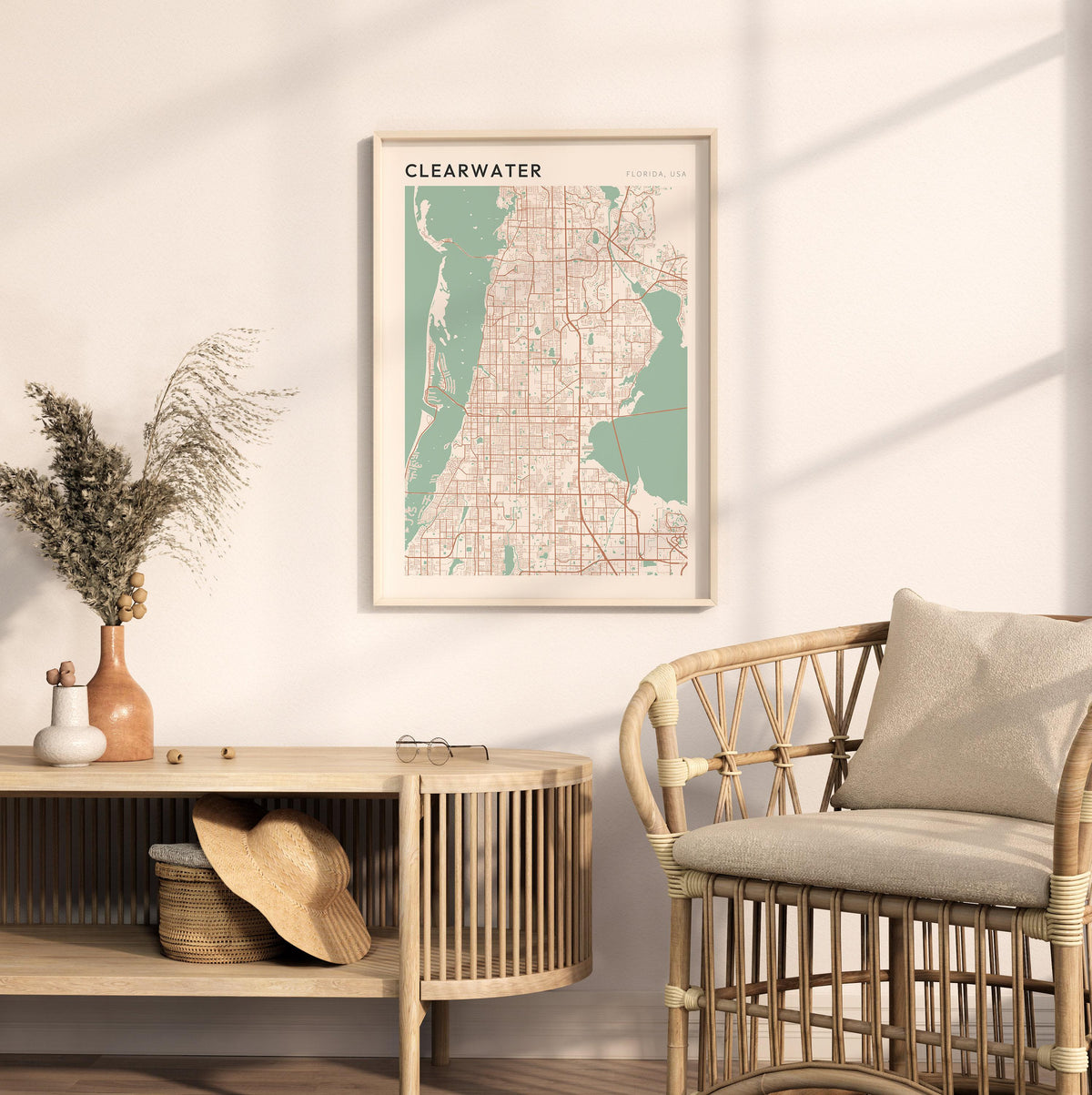 clearwater, florida map poster - image 3
