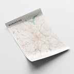 worcester, massachusetts map poster - image 4