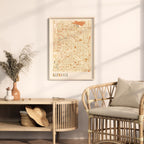 glendale, arizona map poster - image 3