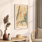 bronx, new york map poster - image 2