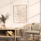 memphis, tennessee map poster - image 3