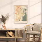 mobile, alabama map poster - image 3