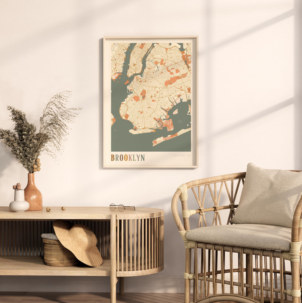 brooklyn, new york map poster - image 3