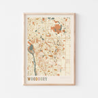 woodbury, minnesota map poster - image 1