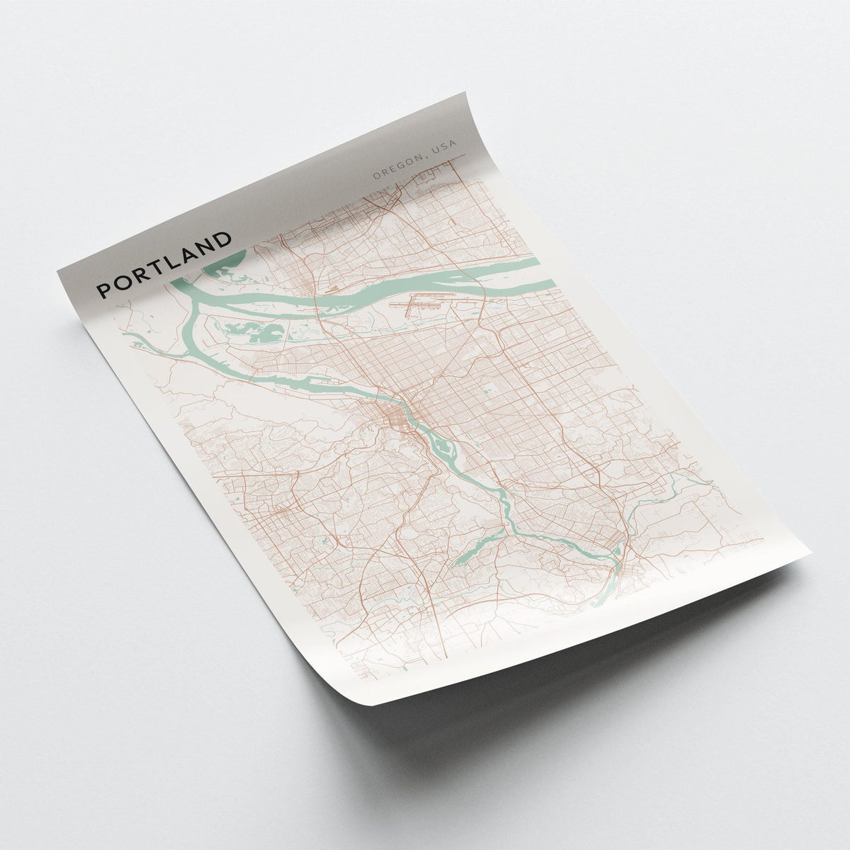 portland, oregon map poster - image 3