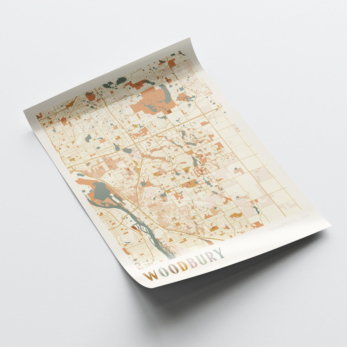 woodbury, minnesota map poster - image 4