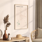 mammoth lakes, california map poster - image 2