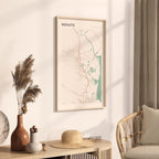 novato, california map poster - image 2