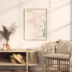 novato, california map poster - image 3