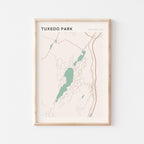 tuxedo park, new york map poster - image 1