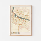 kennewick, washington map poster - image 1