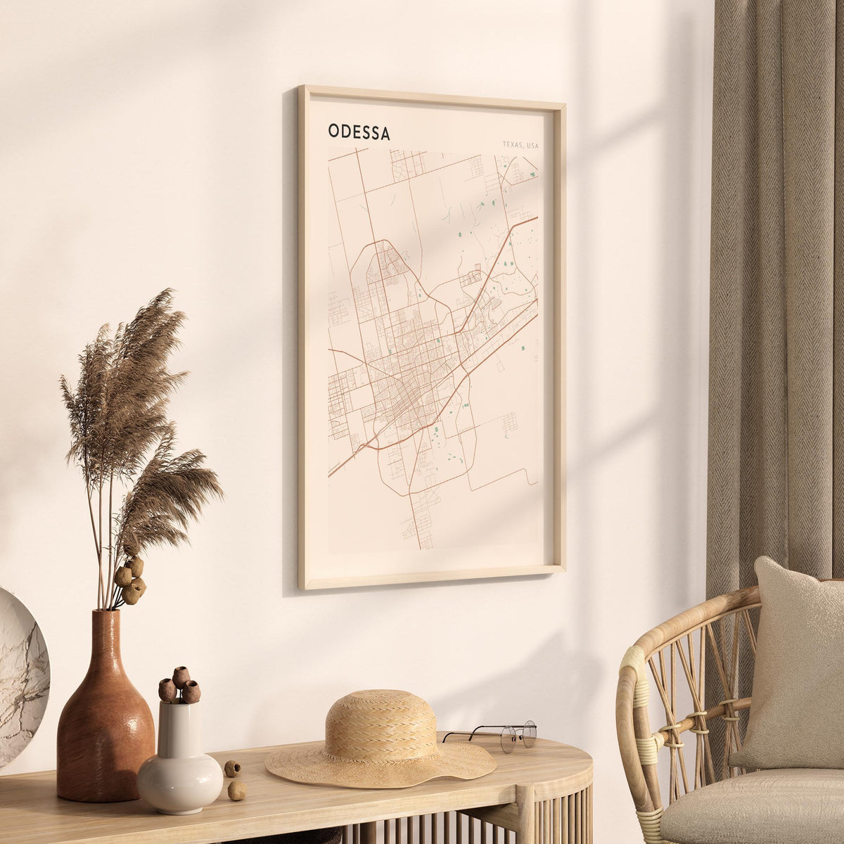 odessa, texas map poster - image 2